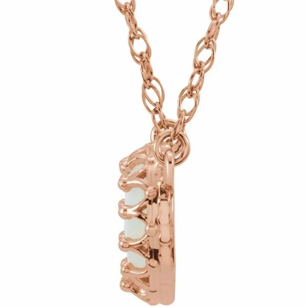 Cabochon Crown Necklace Image 2 Cherry Street Jewelers Tulsa, OK