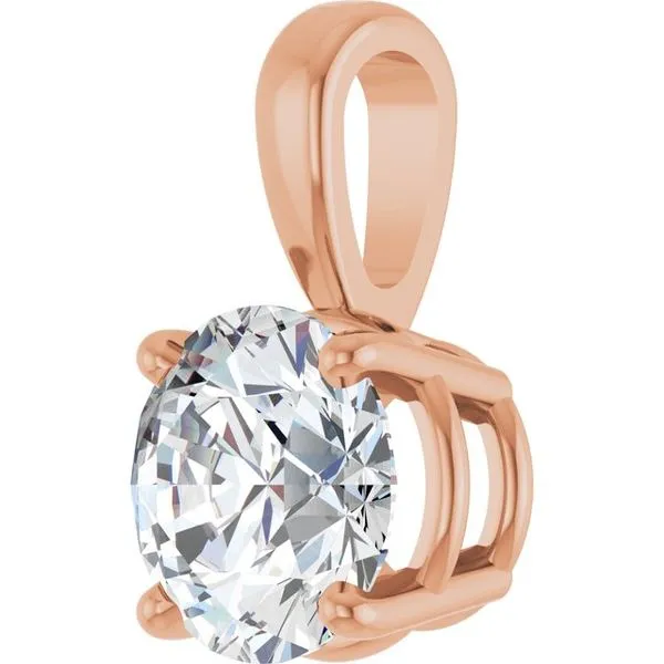 Solitaire Pendant Image 2 Grayson & Co. Jewelers Iron Mountain, MI