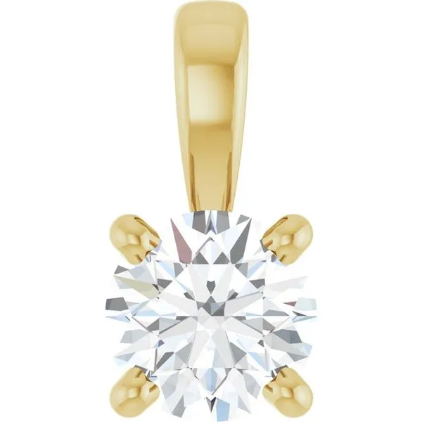 Solitaire Pendant D'Errico Jewelry Scarsdale, NY
