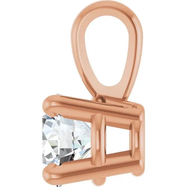 Solitaire Pendant Image 3 Trenton Jewelers Ltd. Trenton, MI