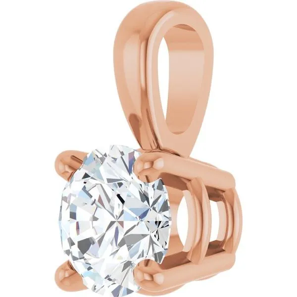 Solitaire Pendant Image 2 Arnold's Jewelry and Gifts Logansport, IN