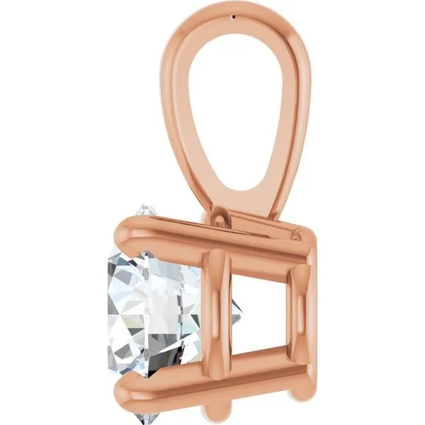 Solitaire Pendant Image 3 John E. Koller Jewelry Designs owasso, OK