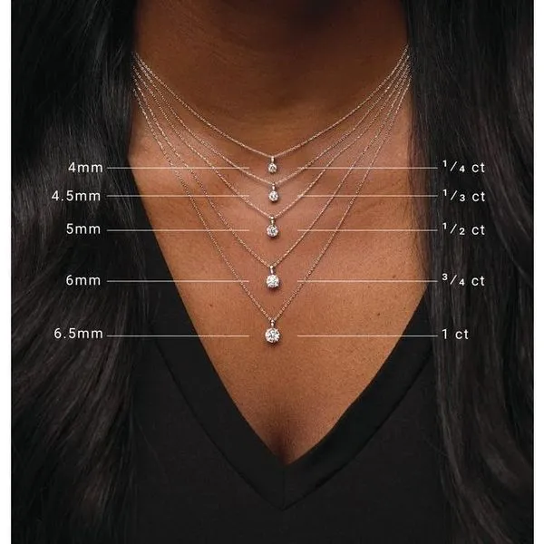 Solitaire Pendant Image 4 Valentine's Fine Jewelry Dallas, PA