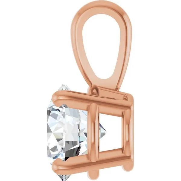 Solitaire Pendant Image 3 Trenton Jewelers Ltd. Trenton, MI