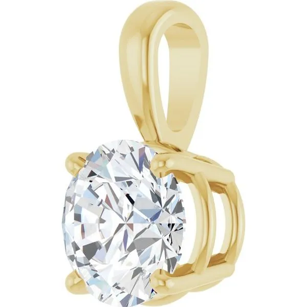 Solitaire Pendant Image 2 Jerald Jewelers Latrobe, PA