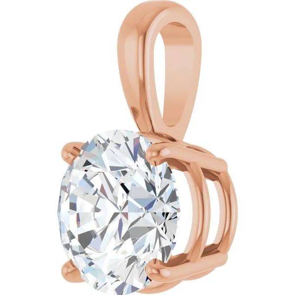 Solitaire Pendant Image 2 Rasmussen Jewelers Spanish Fork, UT