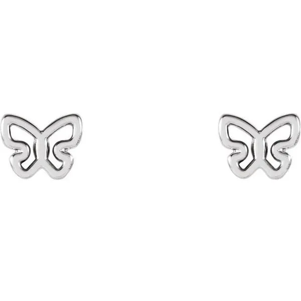 Butterfly Earrings Image 2 Hopman Jewelers Elkhart, IN