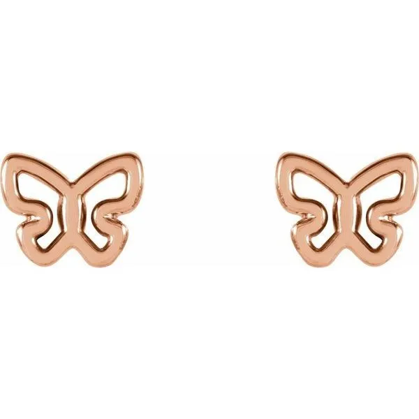 Butterfly Earrings Image 2 J. Meredith Jewelers Delafield, WI