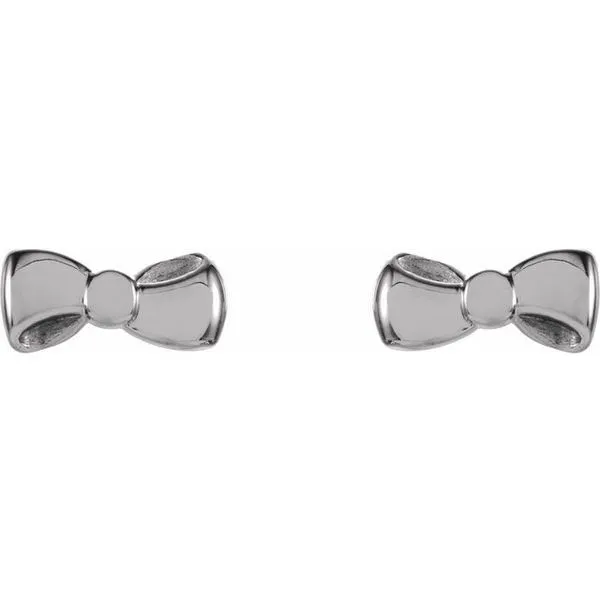 Bow Earrings Image 2 Hopman Jewelers Elkhart, IN
