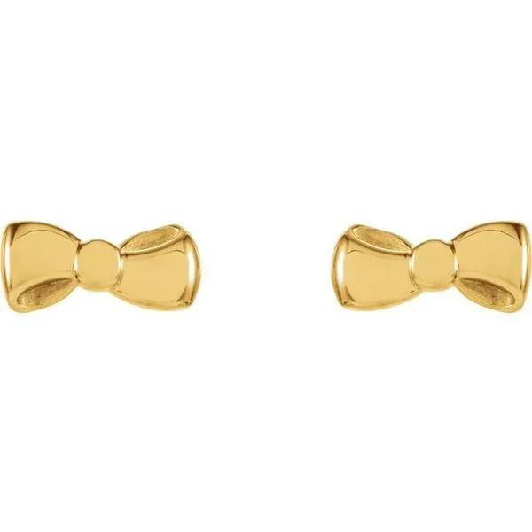 Bow Earrings Image 2 Arnold's Jewelry and Gifts Logansport, IN