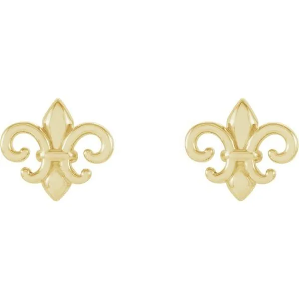 Fleur-de-lis Earrings Image 2 Arnold's Jewelry and Gifts Logansport, IN