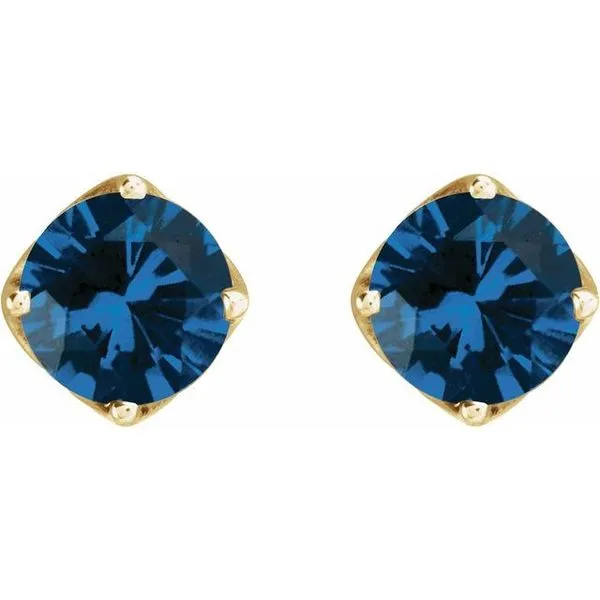 Round 4-Prong Stud Earrings Image 2 Cherry Street Jewelers Tulsa, OK