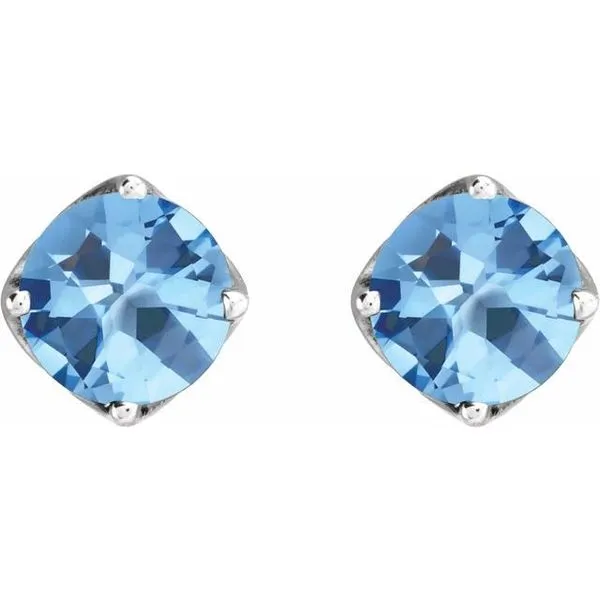 Round 4-Prong Stud Earrings Image 2 Cherry Street Jewelers Tulsa, OK