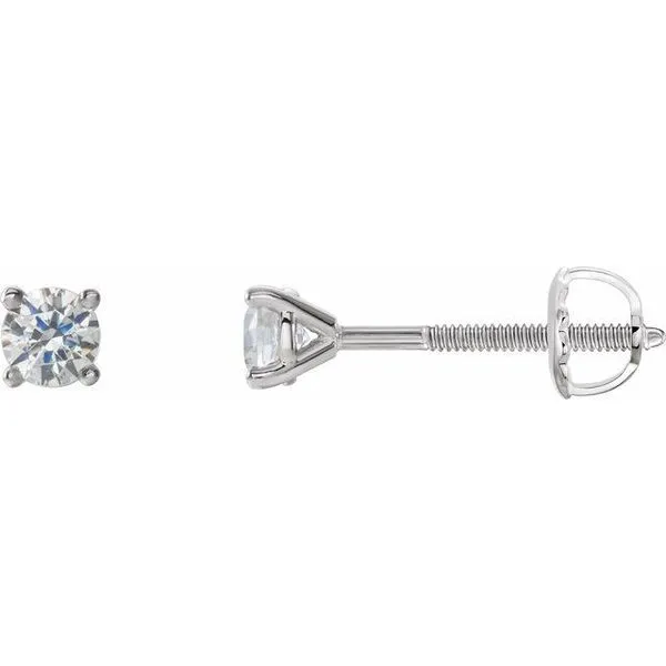 Round 4-Prong Stud Earrings James & Williams Jewelers Berwyn, IL