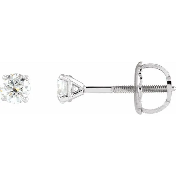 Round 4-Prong Stud Earrings Atlanta West Jewelry Douglasville, GA
