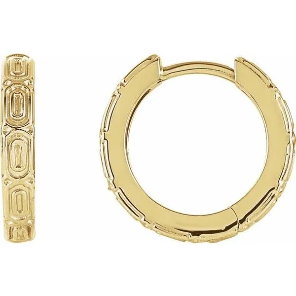 Hinged Hoop Earrings Hopman Jewelers Elkhart, IN