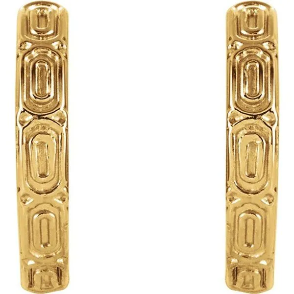 Hinged Hoop Earrings Image 2 Arnold's Jewelry and Gifts Logansport, IN