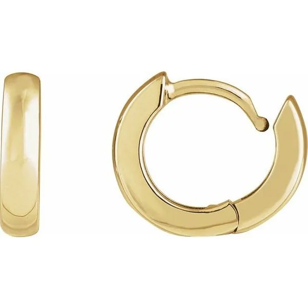 Hinged Hoop Earrings Image 3 Hopman Jewelers Elkhart, IN