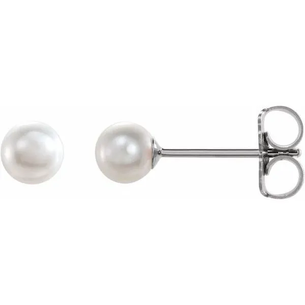 Pearl Stud Earrings Rebel Diamonds New Hampton, IA
