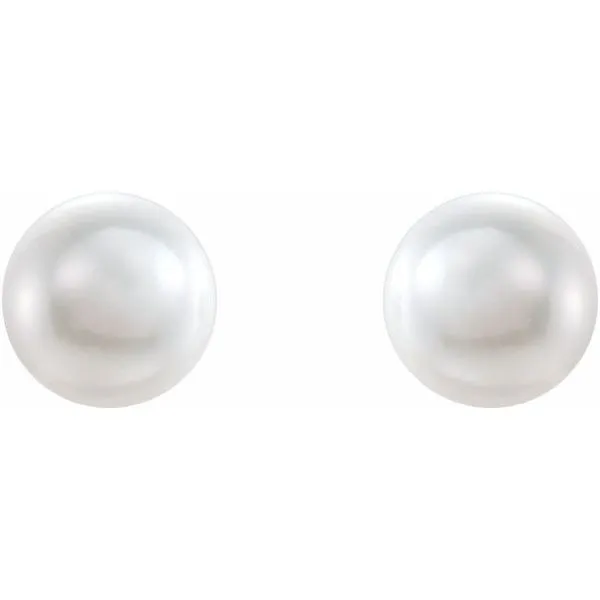 Pearl Stud Earrings Image 2 Rebel Diamonds New Hampton, IA