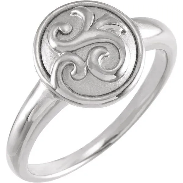 Scroll Ring J. Meredith Jewelers Delafield, WI