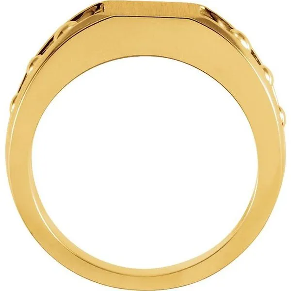 Square Signet Ring Image 4 Rasmussen Jewelers Spanish Fork, UT