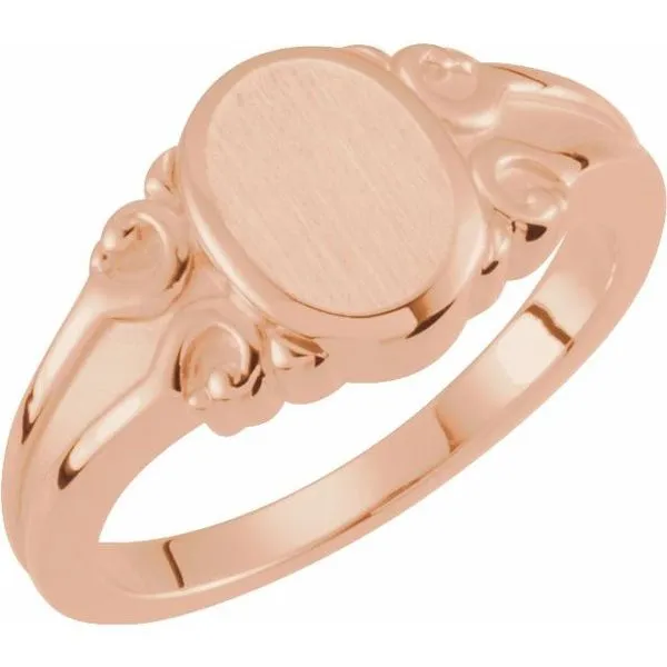 Oval Signet Ring Hopman Jewelers Elkhart, IN