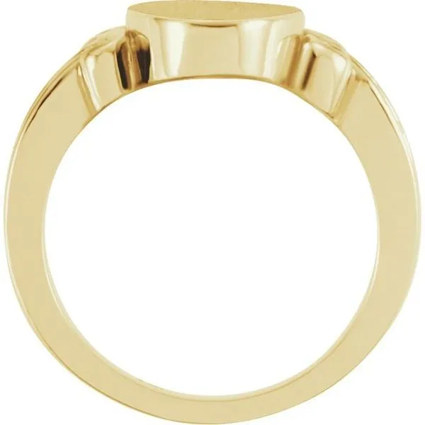 Oval Signet Ring Image 2 Hopman Jewelers Elkhart, IN
