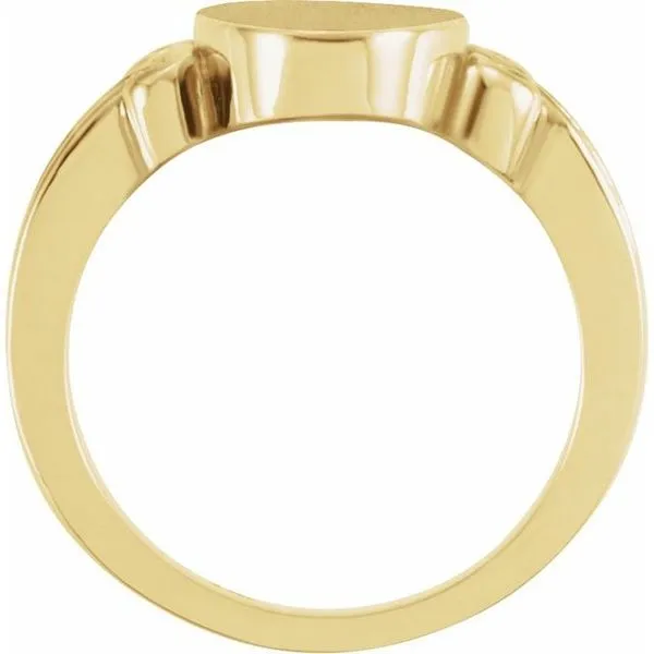 Oval Signet Ring Image 4 Hopman Jewelers Elkhart, IN
