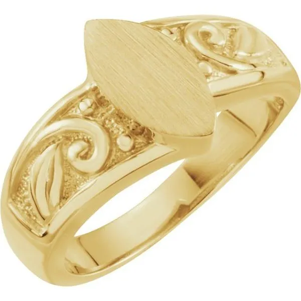 Marquise Signet Ring J. Meredith Jewelers Delafield, WI
