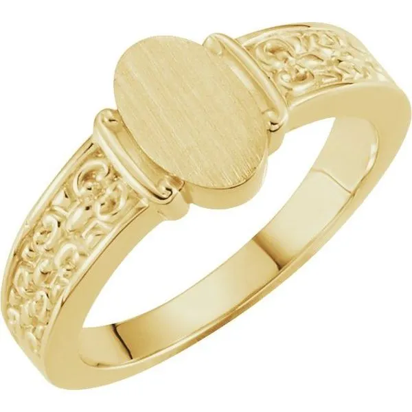 Oval Signet Ring J. Meredith Jewelers Delafield, WI