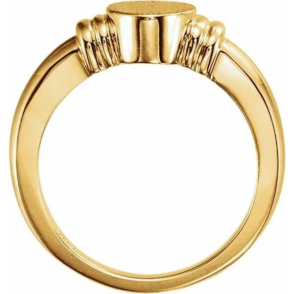 Oval Signet Ring Image 2 Arnold's Jewelry and Gifts Logansport, IN