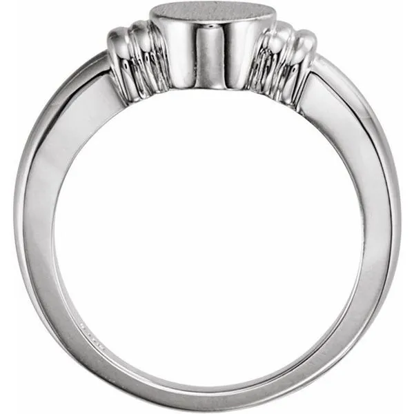 Oval Signet Ring Image 2 Delfine's Jewelry Charleston, WV