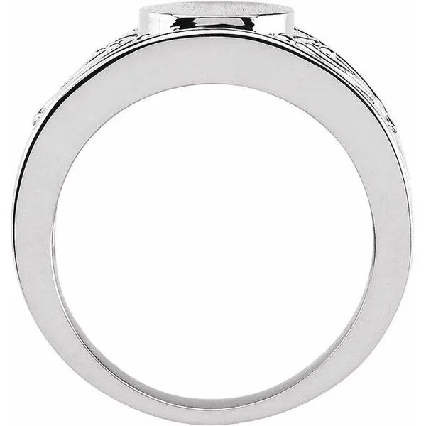 Round Signet Ring Image 2 Arnold's Jewelry and Gifts Logansport, IN
