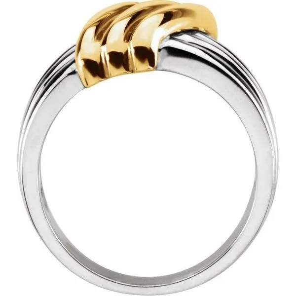 Criss-Cross Ring Image 2 Hopman Jewelers Elkhart, IN