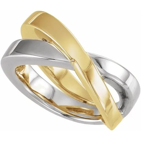 Criss-Cross Ring Image 4 J. Meredith Jewelers Delafield, WI