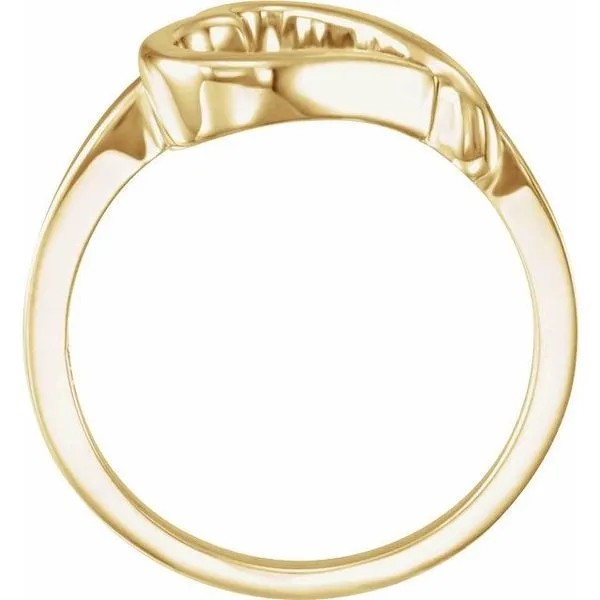 Open Heart Ring Image 2 James & Williams Jewelers Berwyn, IL