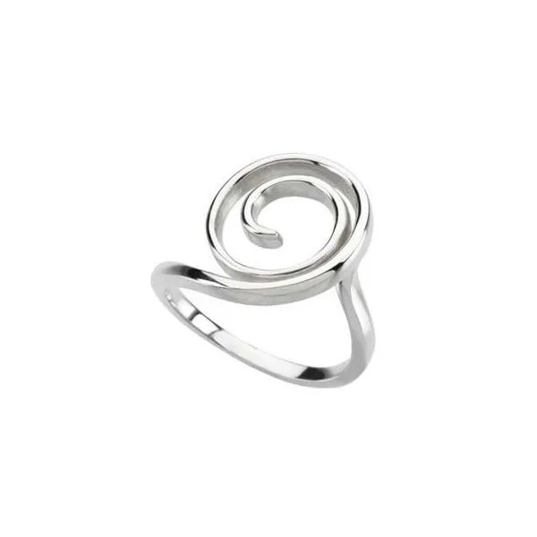 Swirl Ring Image 5 Leslie E. Sandler Fine Jewelry and Gemstones rockville , MD