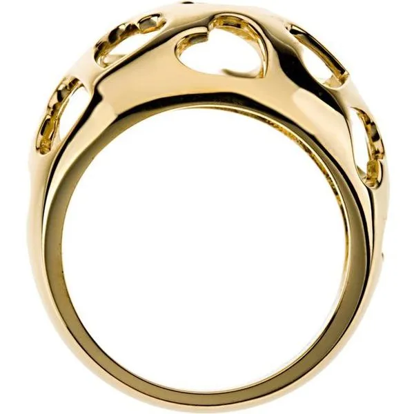 Heart Dome Ring Image 2 Hopman Jewelers Elkhart, IN