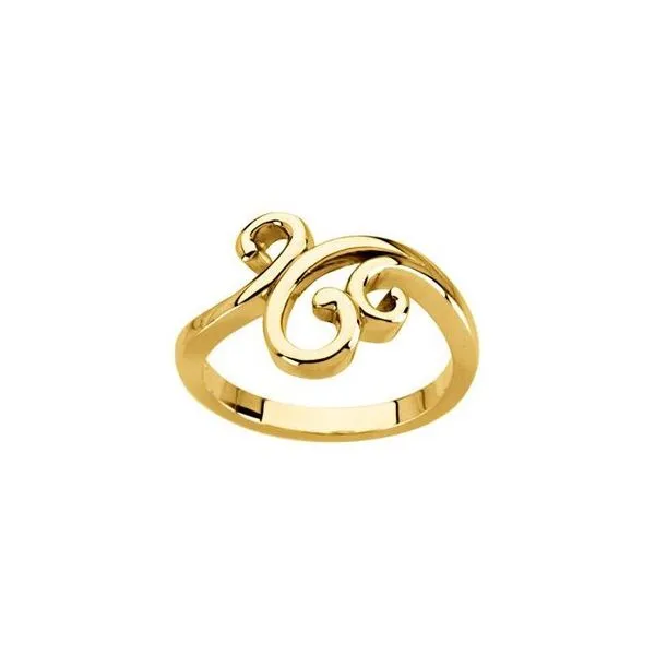 Scroll Ring Image 3 Hopman Jewelers Elkhart, IN