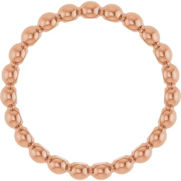 Stackable Bead Ring Image 2 Hopman Jewelers Elkhart, IN
