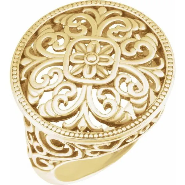 Filigree Ring Image 3 J. Meredith Jewelers Delafield, WI