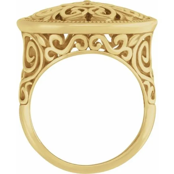 Filigree Ring Image 4 Hopman Jewelers Elkhart, IN