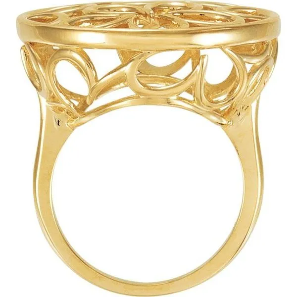 Floral Ring Image 2 J. Meredith Jewelers Delafield, WI