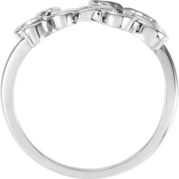 Flower Ring Image 2 Arnold's Jewelry and Gifts Logansport, IN