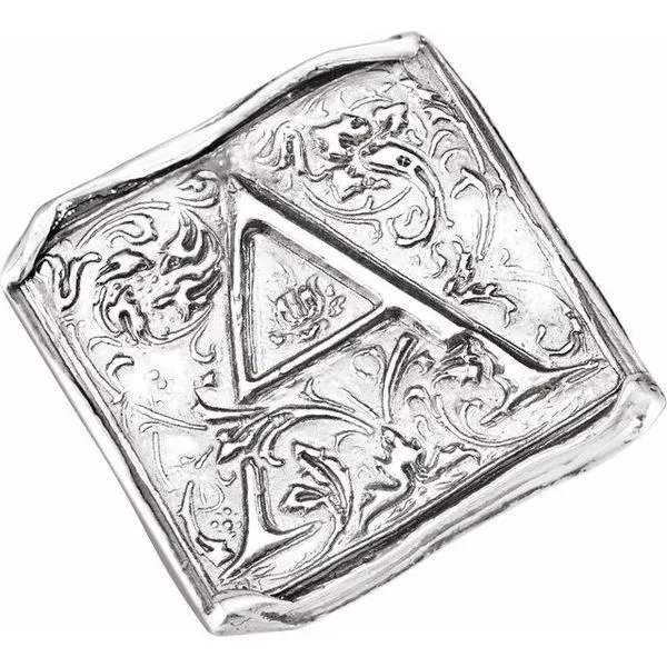 Posh Mommy® Vintage-Inspired Initial Ring Leslie E. Sandler Fine Jewelry and Gemstones rockville , MD