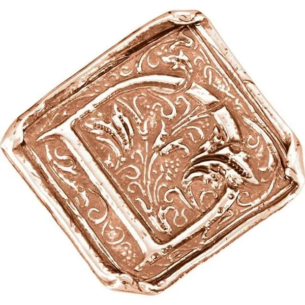 Posh Mommy® Vintage-Inspired Initial Ring James Wolf Jewelers Mason, OH