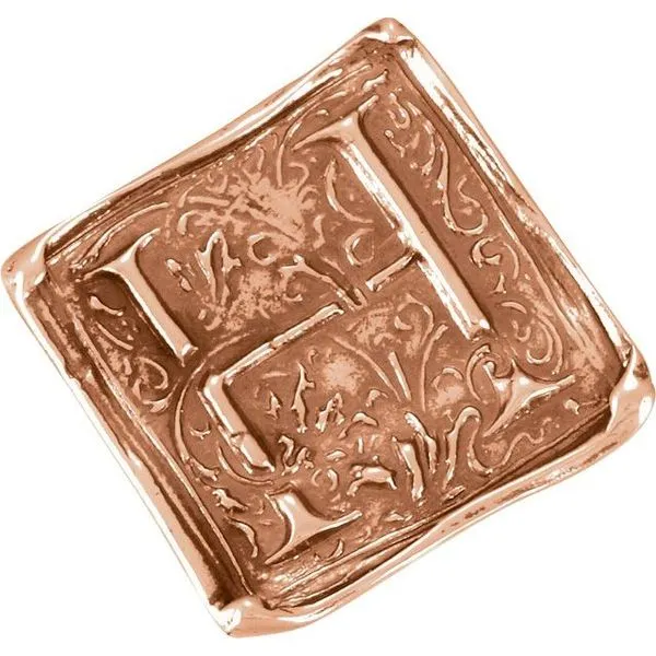 Posh Mommy® Vintage-Inspired Initial Ring James Wolf Jewelers Mason, OH