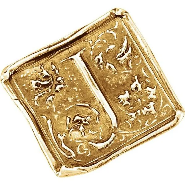 Posh Mommy® Vintage-Inspired Initial Ring James Wolf Jewelers Mason, OH