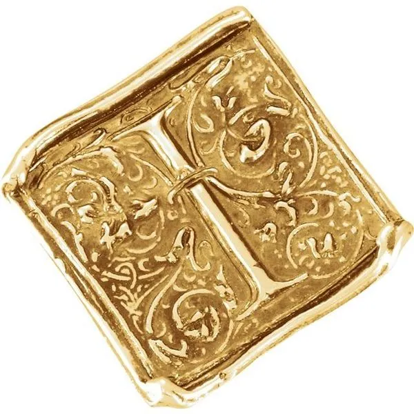 Posh Mommy® Vintage-Inspired Initial Ring Long Jewelers Chesapeake, VA